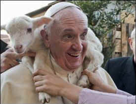 Pope Francis lamb