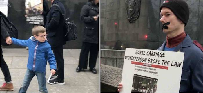 carriage horse protests