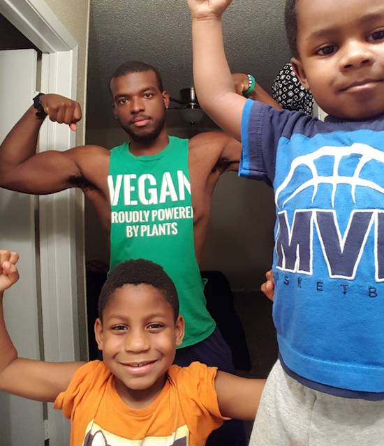 vegan dad and sons