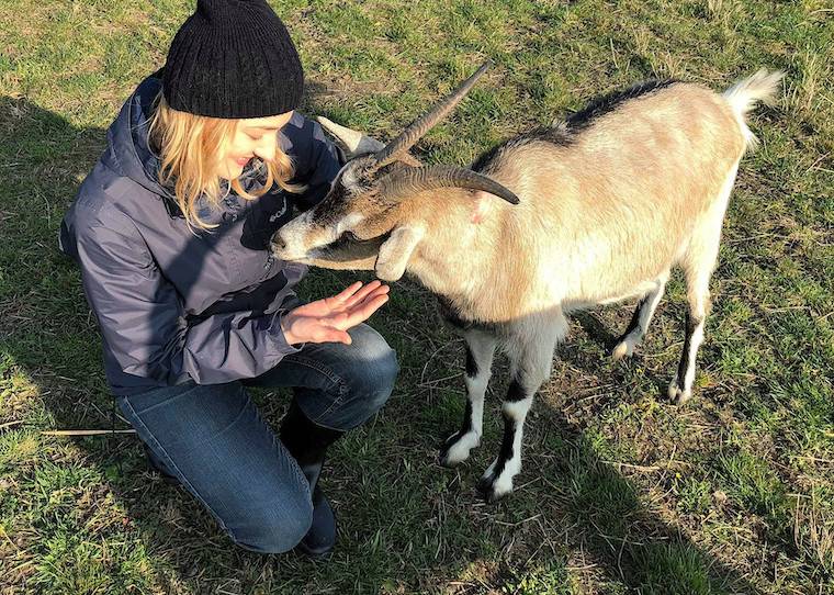 Aleksandra Swiery and Goat