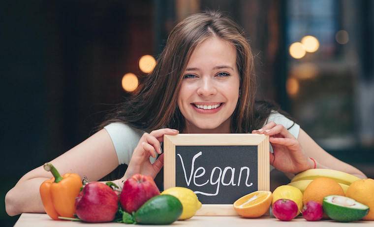vegan woman