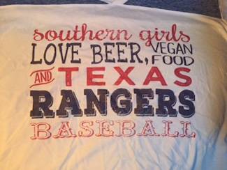 vegan at texas rangers