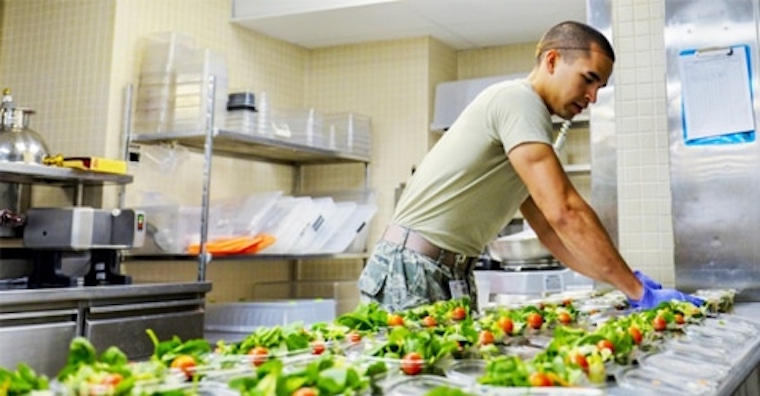 vegan military