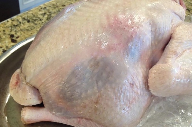 Chicken's corpse