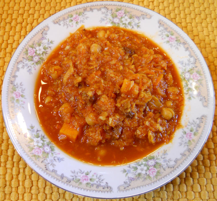 Curried Cabbage and Sweet Potato Soup blog vegan