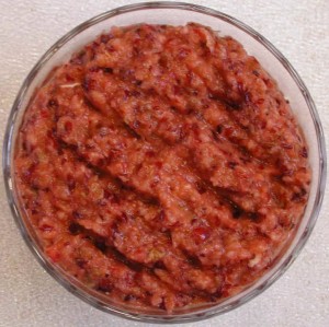 Cranberry Orange Relish with Dates