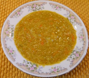 Green Split Pea Soup - Veg Curry