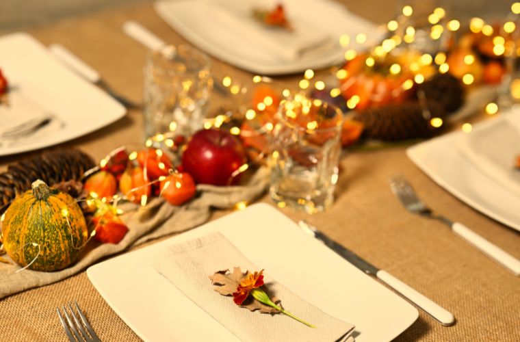 festive place settings