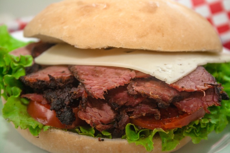 Horse meat burger