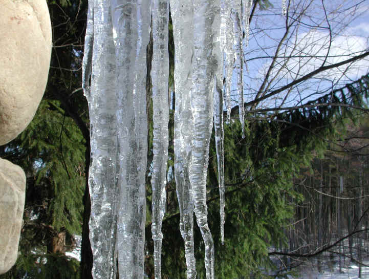 Water and Ice - Icicles - January 2003 - 01