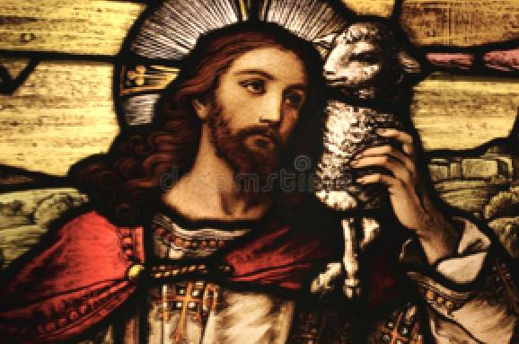 Jesus and lamb