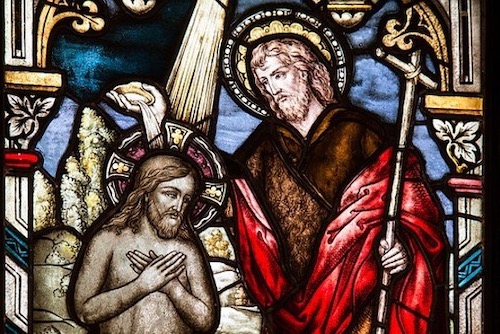stained glass Jesus