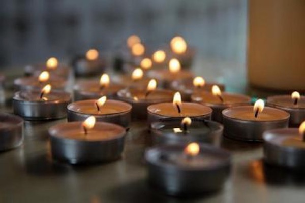 burning candles