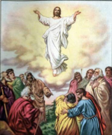 Jesus ascending