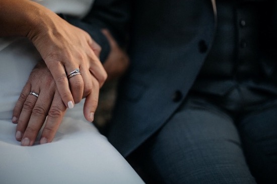 holding hands