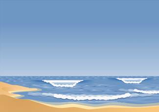 beach tranquility
