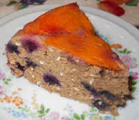 Apricot Blueberry Upside-Down Cake