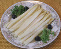 White Asparagus, Steamed