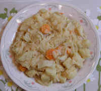 Cabbage, Carrots, and Onions