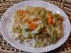 Cabbage Onions and Carrots with Spicy Apricot Sauce (Oriental Style)