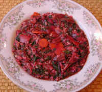 Chard Beets Carrots and Rice