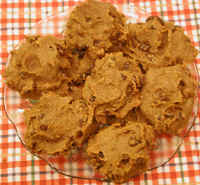 Cookies, Pumpkin Pie Raisin