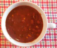 Cranberry Bean Chili Soup