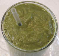 Green Smoothie with Broccoli, Collard Greens, Kale, Spinach and More