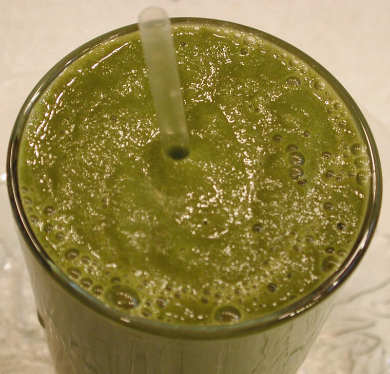 Green Smoothie with Collard Greens, Kale, and More