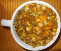 Kale Vegetable Curry Soup