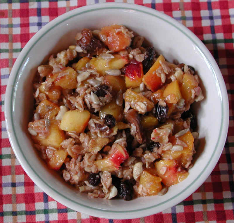 Peach Crisp - An all-creatures Vegan Recipe
