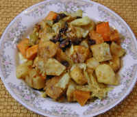 Curried Plantain Vegetable Roast