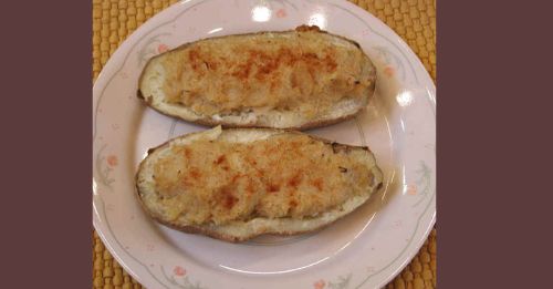 Baked Potato Stuffed with Sauerkraut