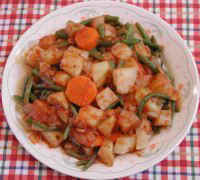 Potatoes, Green Beans, and Carrots - Italian Style