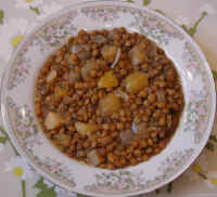 Lentil Apricot Soup (Byzantine Style)