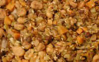 Vegetable, Chestnut and Rice Stuffing