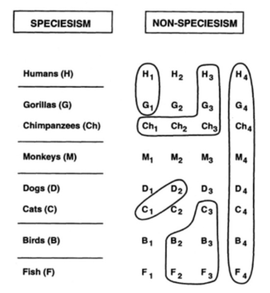 speciesist vs. nonspeciesist