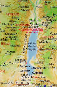 The Dead Sea Area of Genesis Chapter 14