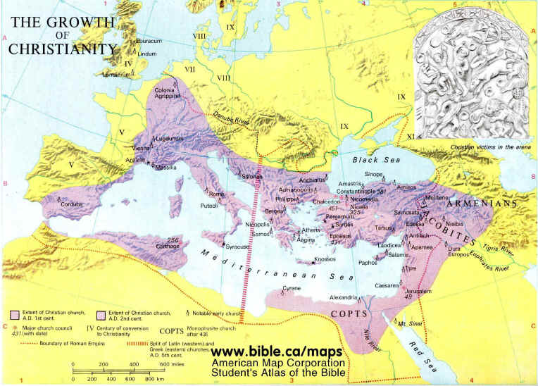 The Christian Church from 200-500 AD