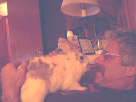 Gary Loewenthal, Fiona, bunny, rabbit