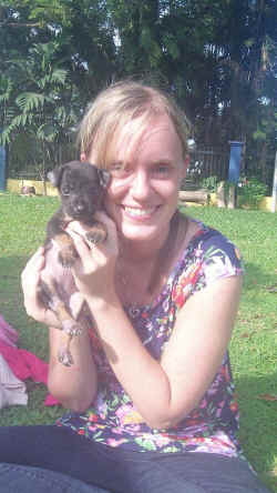 puppy rescue Borneo