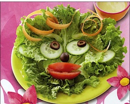 smiling salad