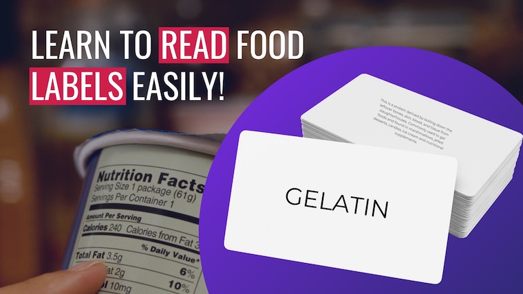 vegan flashcards