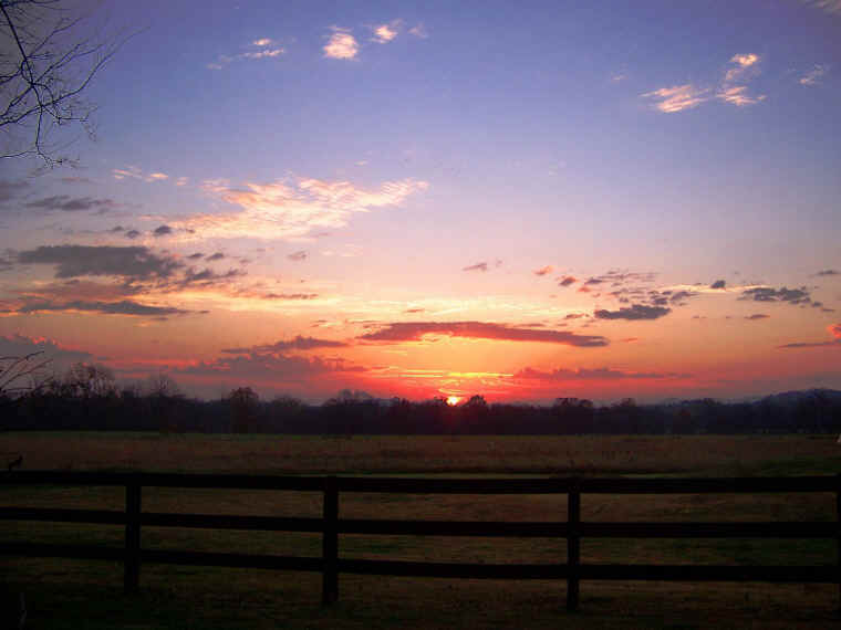 Sunrise at The Center for Living and Learning in Franklin, TN